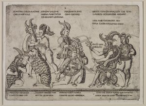 ملك الماعز: هجاء على الديوث ، c.1460-64 بواسطة Tommaso di Antonio Finiguerra